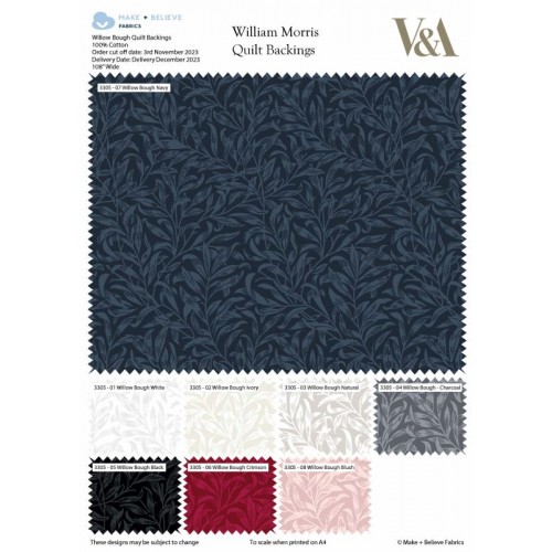 William Morris - Willow Bough Wideback Collection Pack (8 prints x 7.5m)