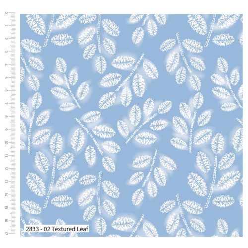Indigo Textured leaf - BLUE Indigo Textured leaf - BLUE