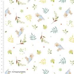 Hopping Rabbits - WHITE