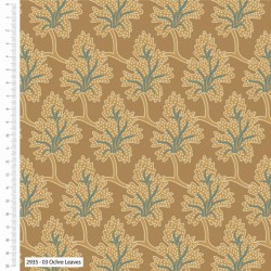 Ochre Leaves - BEIGE
