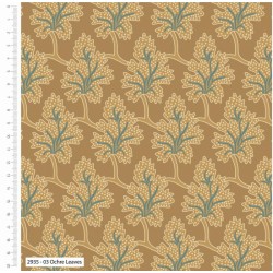 Ochre Leaves - BEIGE