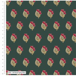 Floral Sprig - OLIVE