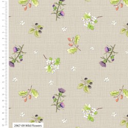 Wild Flowers - BEIGE