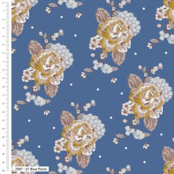 Floral - BLUE