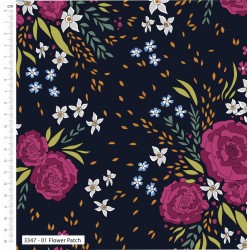 Flower Patch - NAVY