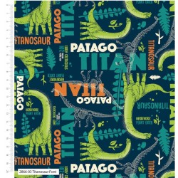 Titanosaur Font - NAVY