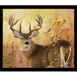 Deer Panel 90cm - BLACK