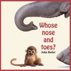 Whose Nose & Toes Book Panel - 90cm - BEIGE