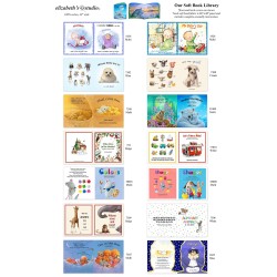 Let's Take A Ride Book Panel (90cm) - WHITE