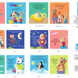 Shapes Book Panel (90cm) - MULTI