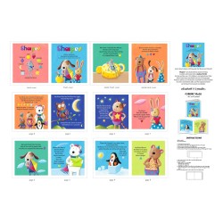 Shapes Book Panel (90cm) - MULTI