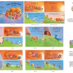 Ten In The Den Book Panel (90cm) - MULTI
