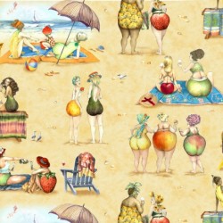 Fruit Ladies - Beach -  SAND
