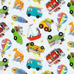 Tossed Cars - SOFT BLUE