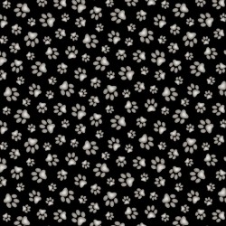 Cat Pawprints - BLACK