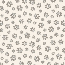 Cat Pawprints - CREAM