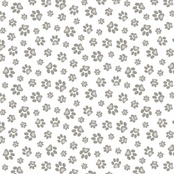 Cat - Paw Prints - BRIGHT WHITE