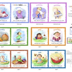 Book Panel - Calender Babies (90cm)