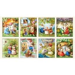 Bunnies Blocks - CREAM