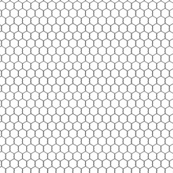 Landscape Medley - Chicken Wire - WHITE