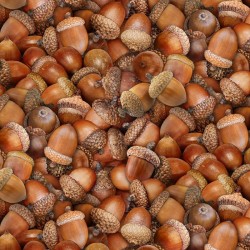 Landscape Medley - Acorns - BROWN