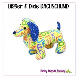 Pattern FFF - DIGGER & DIXIE DACHSHUND