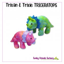 Pattern FFF - TRISTAN & TIXIE TRICERATOPS