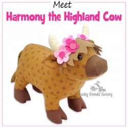 Pattern FFF - HARMONY THE HIGHLAND COW