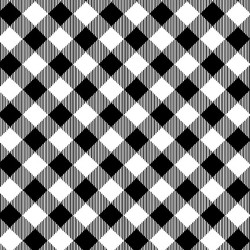 Plaids - BLACK/WHITE