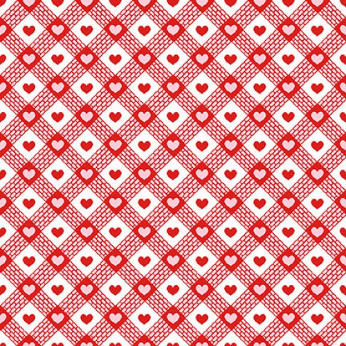 Diagonal Hearts - PINK