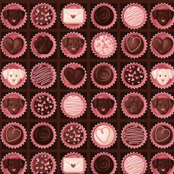 Box of Chocolates - BROWN/PINK