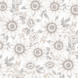 Sunflower Allover - WHITE WASH