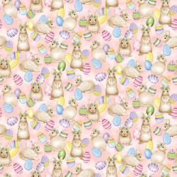 Bunnies & Eggs - PINK