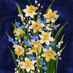Floral Panel - 60cm