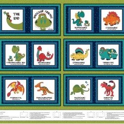 Dinosaur Friends-Book Panel-90cm