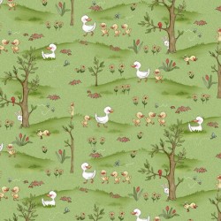 Ducks in the Meadow-GREEN