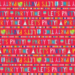 Lets Party Words - RED
