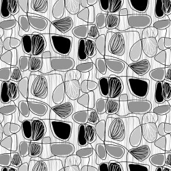 Abstract Ovals - SILVER