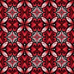 Geometric Tiles - RED
