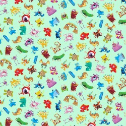 Silly Monsters Toss Digital - MINT MULTI/MINT MULTI