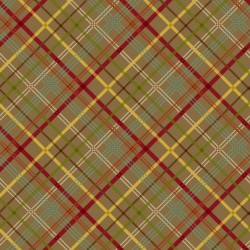 Blooming Plaid - BROWN