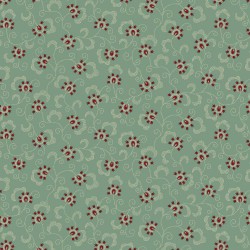 Blooming Vines - DUSTY AQUA