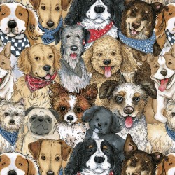 Packed dogs - BLUE