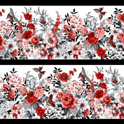 Scarlet Days & Nights Border Stripe