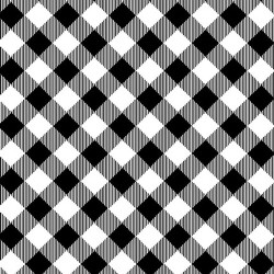 Large Check BLACK/WHITE