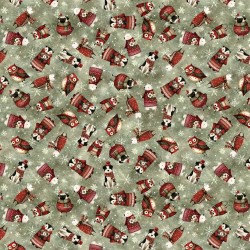 Critter Toss (Flannel) (Digital) - SAGE