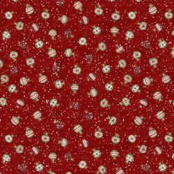Painted Ornaments (Flannel) (Digital) - SCARLET