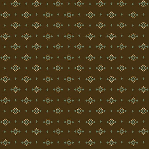 Dotted Diamonds - BROWN