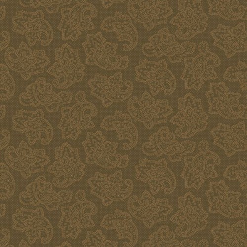 Dotted Paisley - BROWN