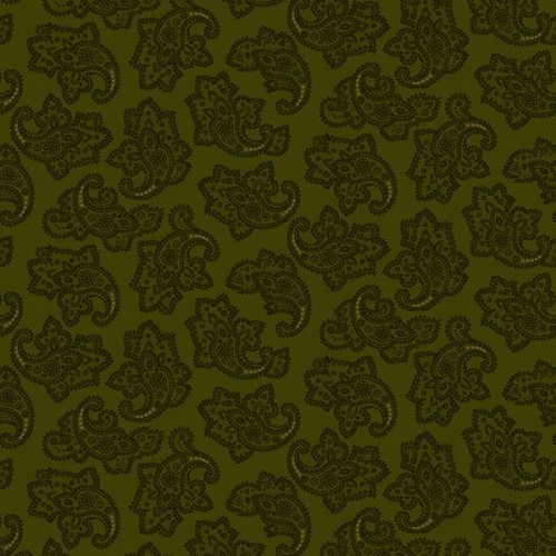 Delicate Paisley - GREEN